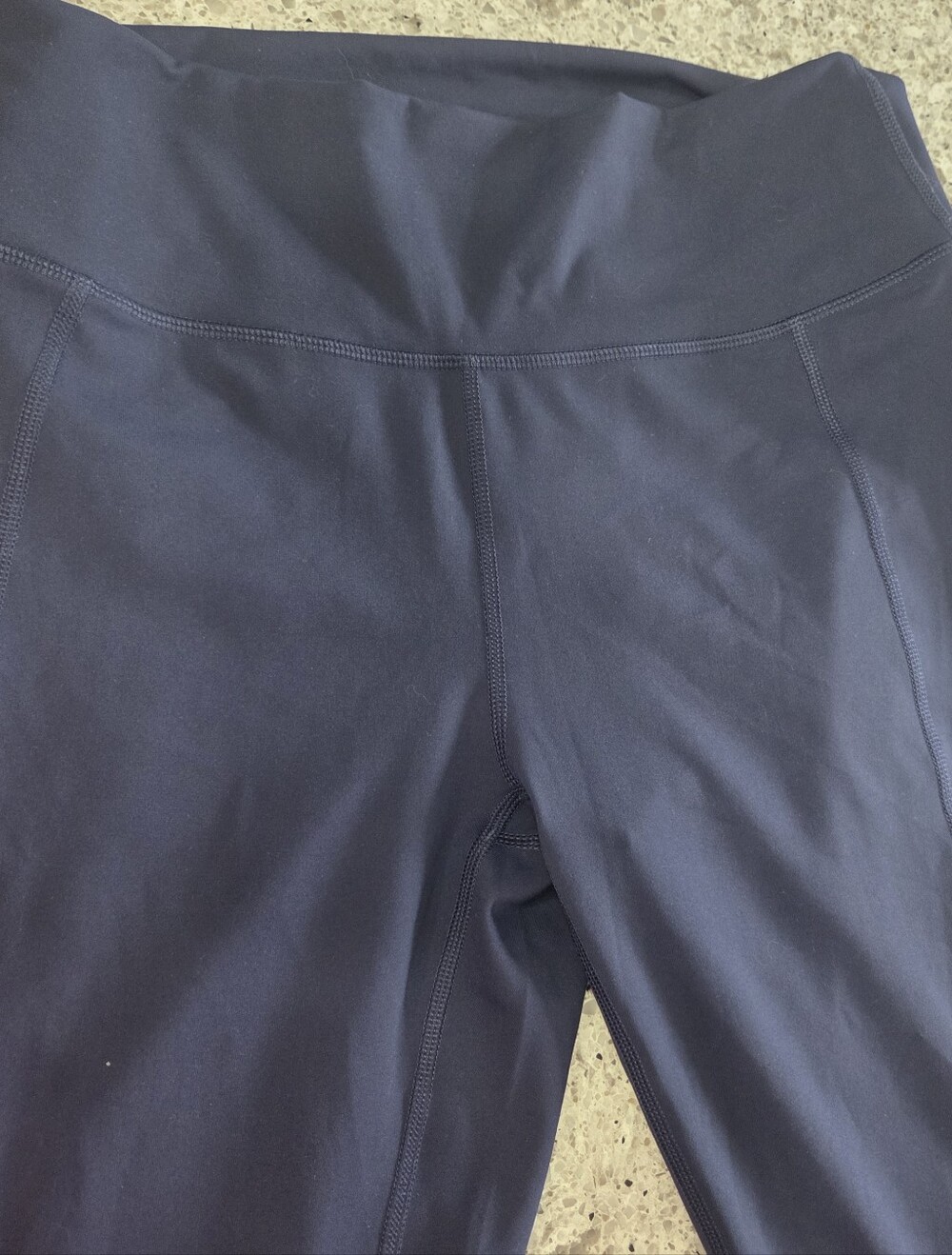 Fabletics Women’s PureLuxe High Waisted Kick Flare Leggings Navy Medium